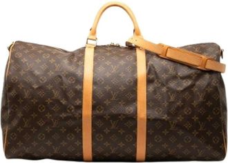 Louis Vuitton Pre-owned Weekend Bags, female, Brown, Size: ONE SIZE Pre-owned Fabric Travel Bag