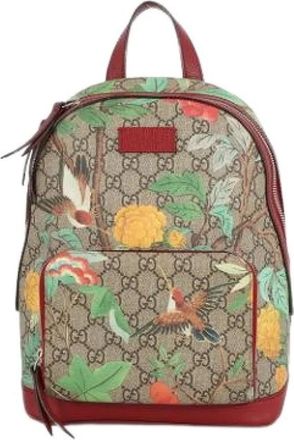 Gucci Pre-owned Backpacks, female, Multicolor, Size: ONE SIZE Pre-owned Vintage GG Supreme Backpack