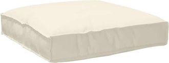 vidaXL Pallet Cushion for suitable for Seat Cream 80 x 80 x 12 cm vidaXL