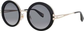 Marc Jacobs Grey Gradient Round Ladies Sunglasses MJ 1102/S 0807/9O 50