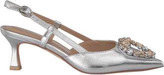 Alma En Pena Alma EN Pena, Schoenen, Dames, Grijs, 38 EU, Mini broche hak schoenen