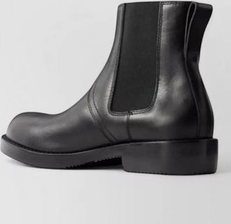 Dries Van Noten leather chelsea boots
