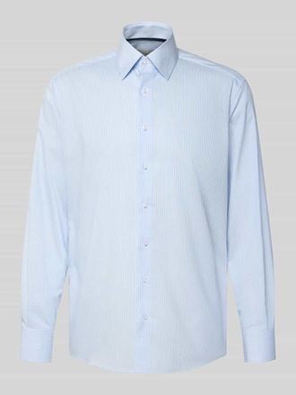 Eterna Comfort Fit Business-Hemd aus Baumwolle mit Kentkragen in Bleu, Gr&ouml;&szlig;e 41