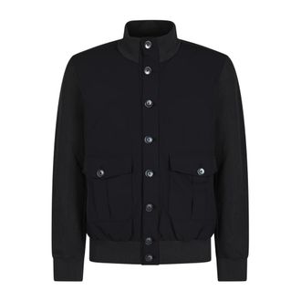 Herno Resort Jacket - Heren - Bomber jackets - Zwart - XL - Katoen - Jassen