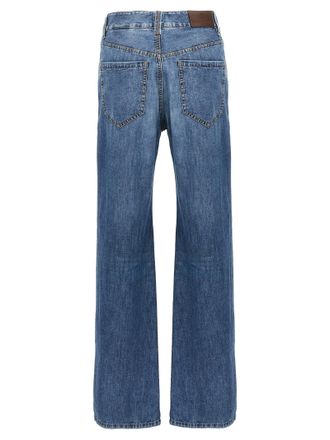 Brunello Cucinelli Straight-Leg Denim Jeans - Blue