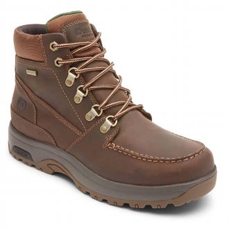 Dunham Mens 8000 Works Moc Boots In Brown