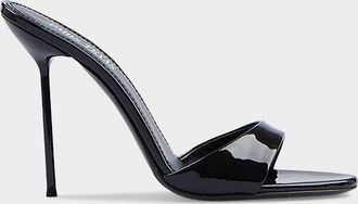 PARIS TEXAS Lidia 105MM Patent Leather Mules