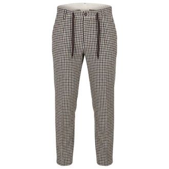Baldinini Pantaloni a Quadri - - Trousers - Uomo - Marrone - M