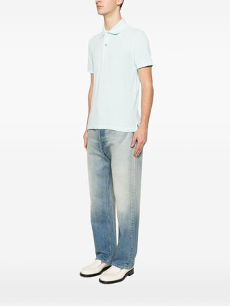 Tom Ford Cotton Polo - Light Blue