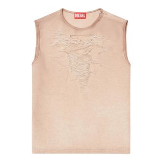 Diesel Sleeveless Tops - - Tops - Donna - Beige - M