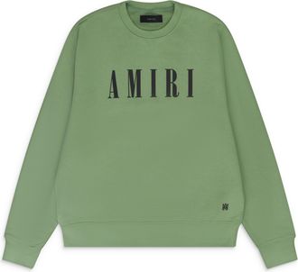 Amiri Mineral Green Amiri Core Logo Crew