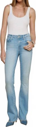 L'agence Ruth Straight Leg Jean In Barker Blue