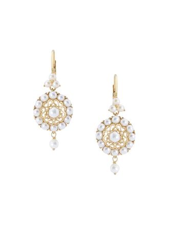 Dolce & Gabbana Orecchini in oro giallo 18 carati con perle