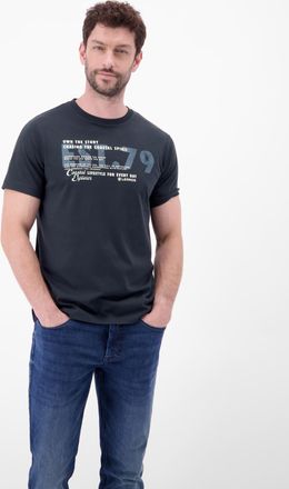 Lerros Kurzarmshirt LERROS, Herren, Gr. XXL, classic navy, Jersey, Obermaterial: 100% Baumwolle, bedruckt, normal h&uuml;ftbedeckend, Rundhals, Shirts Kurzarmshir