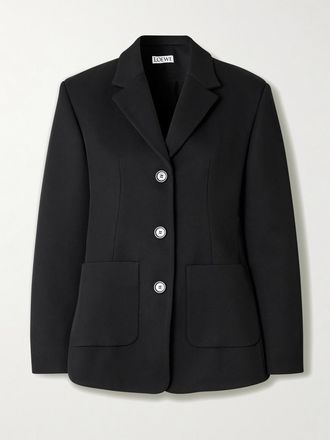 Loewe Blazer In Misto Lana - Nero
