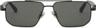 Philipp Plein Sunglasses Men in Black/black at Nordstrom, Size +0.00