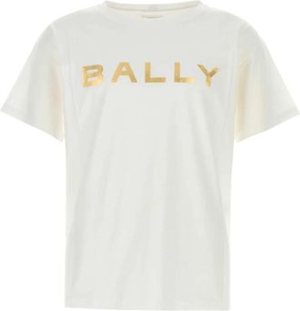 Bally Wit katoenen T-shirt - Heren - T-shirts - Wit - S - Katoen - Tops