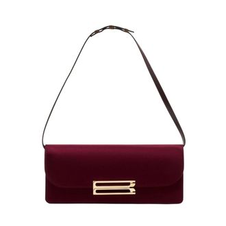 Victoria Beckham Shoulder Bags, female, Red, Size: ONE SIZE Dorian East-West Clutch