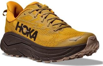 Hoka One One Challenger 8 Trail Running Shoe in Mustard Seed /Black at Nordstrom, Size 10.5
