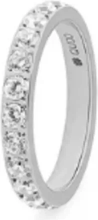 Qudo Womens Spacer Eternity Ring In Silver