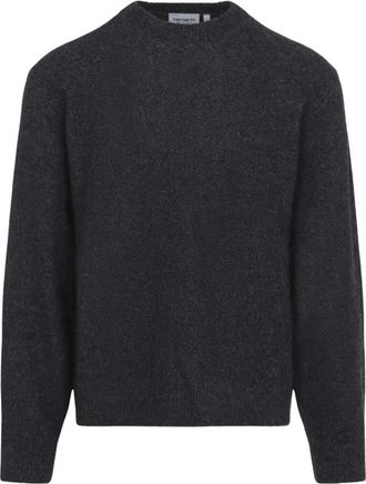 Carhartt Work in Progress Curtis Sweater - Heren - Ronde hals truien - Zwart - L - Wol - Truien & Vesten