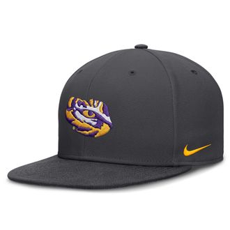 Nike LSU Pro Nike Mens Dri-FIT College Fitted Hat in Grey | NC1106FLSN-V93