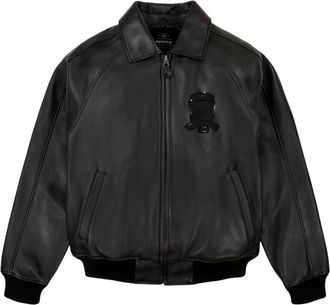 Avirex Giacca Appliqu&eacute; con zip - Nero