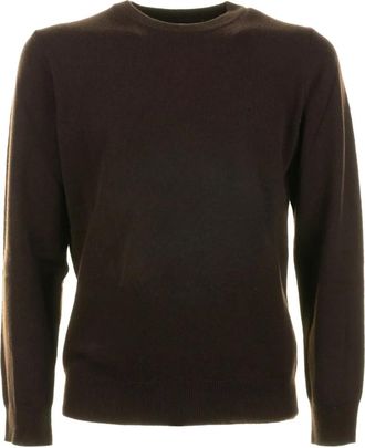 Brooksfield round-neck sweater - men - Fabric - 54 - Brown