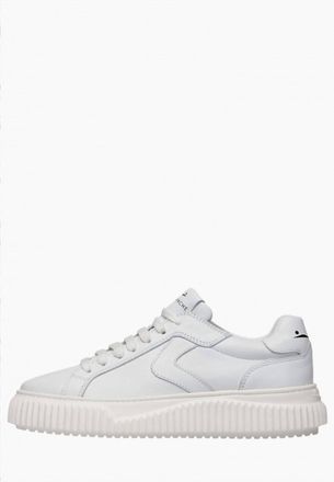 Voile Blanche Womens Lipari Round Toe Sneaker In Clean White
