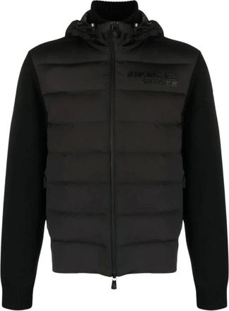Moncler Heren, Jassen, Zwart, Maat: XL Wol