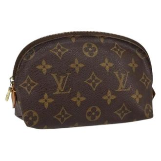 Louis Vuitton Pre-owned Clutches, female, Brown, Size: ONE SIZE Pre-owned Canvas Clutch