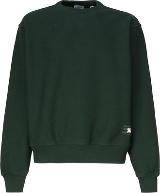 Burberry Logo Embroidered Ribbed Sweatshirt
