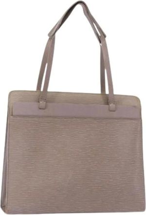 Louis Vuitton Pre-owned Handbags, female, Purple, Size: ONE SIZE Pre-owned Vintage Epi Leather Tote