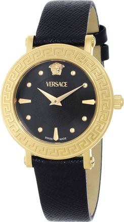Versace Greca Sphere Quartz Black Dial Ladies Watch VE9C00224