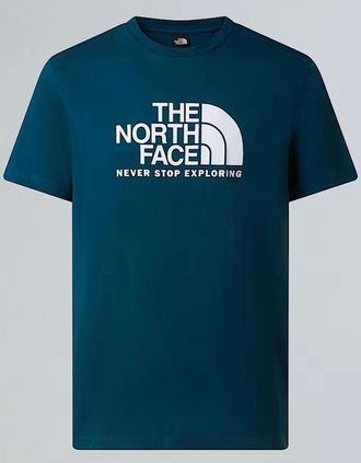 The North Face Mens The North Face Mens M New Peak SS T-shirt in Midnight Petrol - Blue - Size: 36