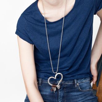 UNOde50 Metal Necklace Clad With Silver