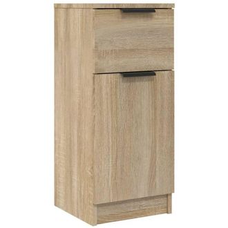 vidaXL Vidaxl - Aparador de madera contrachapada roble Sonoma 30x30x70 cm
