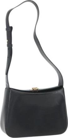 Ferragamo Pre-owned Leren Schoudertas - Dames - Vintage Schoudertas - Zwart - ONE Size - Leer - Vintage