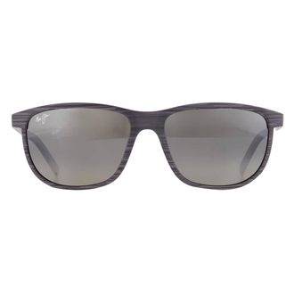 Maui Jim Lele Kawa Neutral Grey Rectangular Unisex Sunglasses 811-11D 58