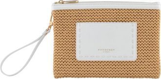 Pourchet Cassis Clutch - Dames - Clutches - Wit - ONE Size - Leer - Tassen