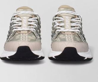 Versace fabric low-top sneakers