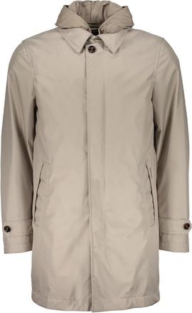 Moorer Jas licht gewatteerd en waterdicht - Heren - Dons jassen - Grijs - M - Polyester - Jassen