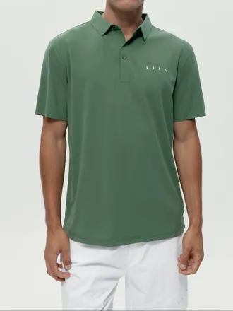 Born Living Yoga T-shirt Polo Burma Grass Green