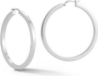 Glaze Jewelry Tube Hoop Earrings in Silver at Nordstrom Rack