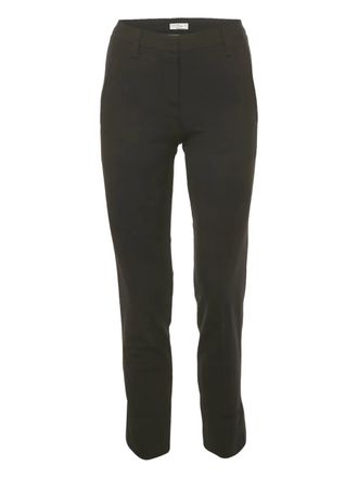 Brunello Cucinelli monili-detail four-pocket tapered trousers - Black