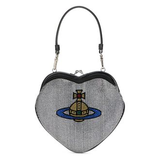Vivienne Westwood Clutches, female, Gray, Size: ONE SIZE Belle Heart Frame