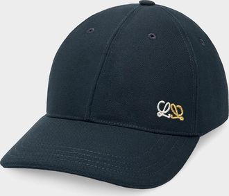 Loewe Flag Patch Cotton Baseball Cap