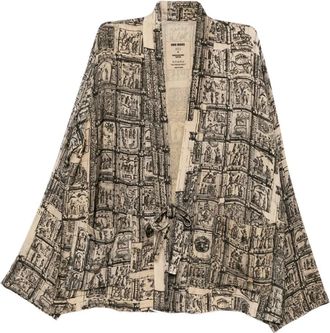 Uma Wang Jack met gestrikte taille - Beige