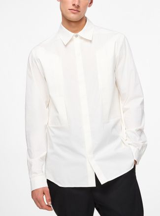 Rick Owens Mens Fogpocket poplin shirt