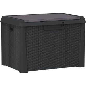 vidaXL Furniture Limited - Caja De Almacenaje Jard&iacute;n Con Coj&iacute;n Asiento